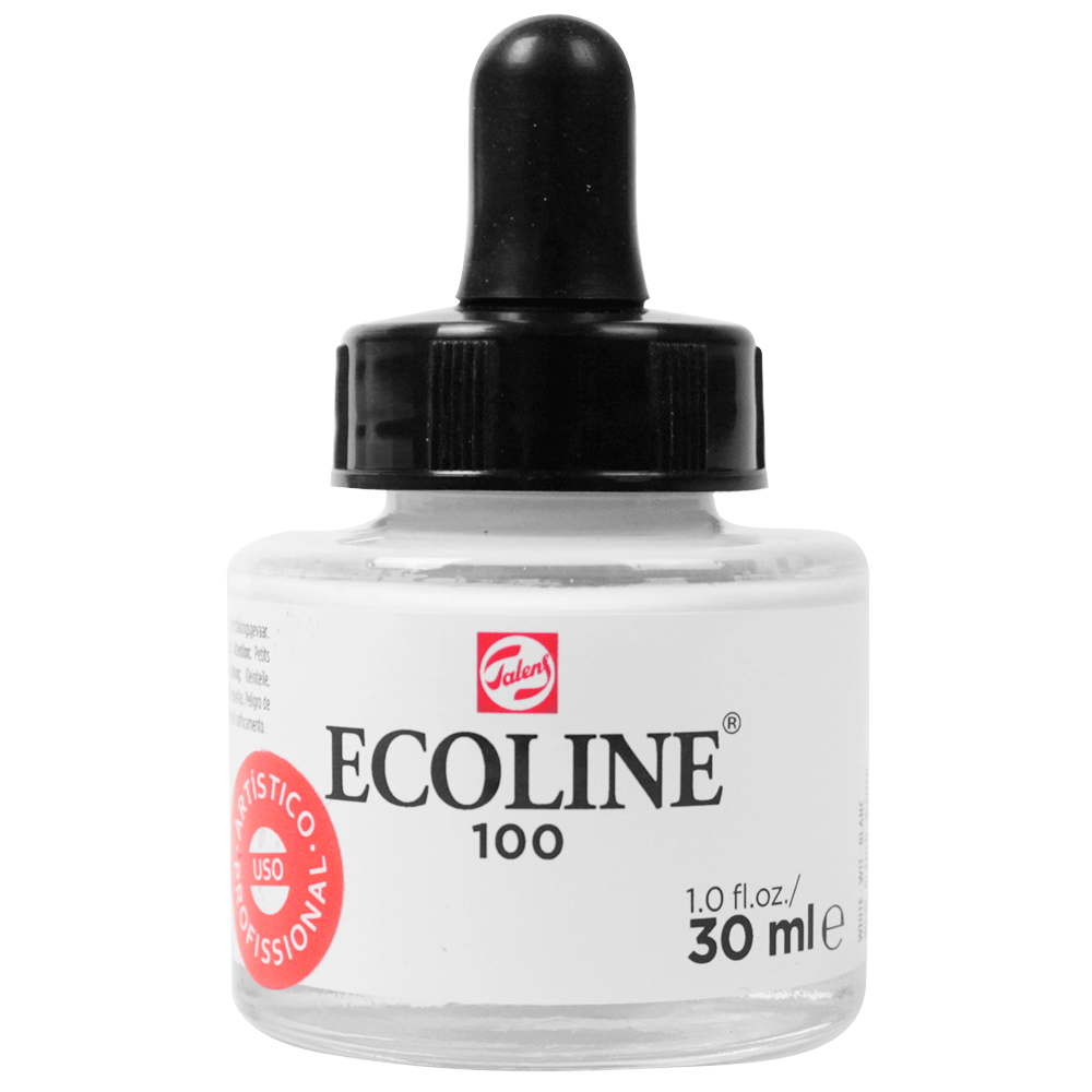 Aquarela Líquida Ecoline Talens 30ml 100 White